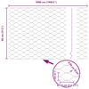 vidaXL Hexagon gir&eth;ing Gr&aacute;r 0,8 x 50 m PVC