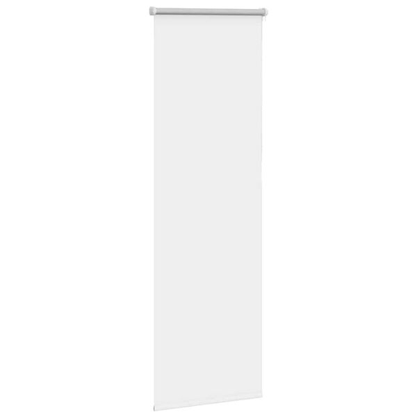 vidaXL Rúllugardínur Myrkvun Hvítur 40x130 cm Efni Breidd 35,7 cm