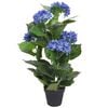 vidaXL Gerviplanta Hortens&iacute;a me&eth; Bl&oacute;mapotti 60 cm Bl&aacute;