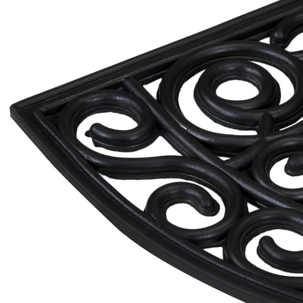 vidaXL Dyramotta H&aacute;lfhringlaga 45x75 cm G&uacute;mm&iacute;