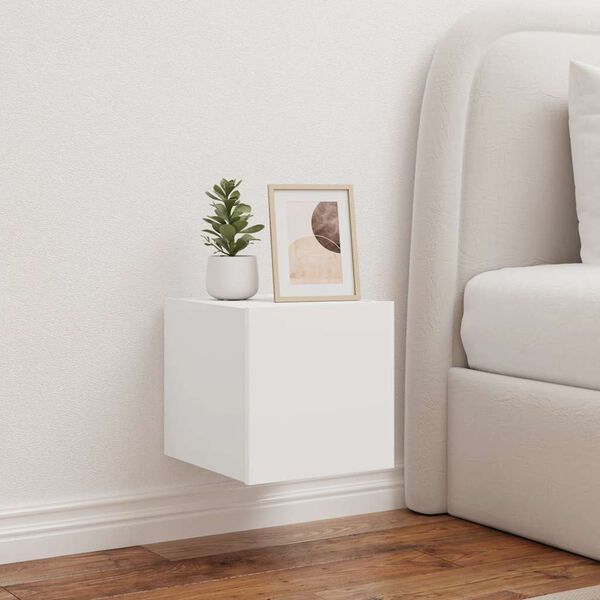 vidaXL Sj&oacute;nvarpssk&aacute;par me&eth; LED-Lj&oacute;sum 2 stk. Hv&iacute;tir 30,5x35x30 cm