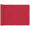 vidaXL Bakar&iacute; Skj&aacute;r burgundy 75 x 1000 cm PU h&uacute;&eth;a&eth; Oxford alu