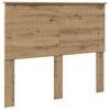 vidaXL H&ouml;f&eth;agafl me&eth; h&ouml;fu&eth;gafl Artisan Eik 135 cm Samsettur vi&eth;ur