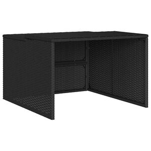 vidaXL Sk&uacute;r fyrir Sl&aacute;ttuv&eacute;lmenni 86x90x52/57 cm P&oacute;l&yacute;rattan