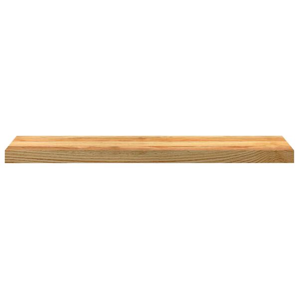 vidaXL Gluggasyllur 2 stk Lj&oacute;sbr&uacute;nt 90x20x2 cm Solid Wood Eik