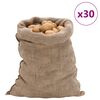 vidaXL J&uacute;tusekkir 30 stk. 60x105 cm 100% J&uacute;ta 220 g/fm