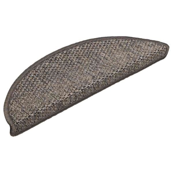 vidaXL Stigamottur Sj&aacute;lfl&iacute;mandi Sisal-Look 30 stk 56x17x3cm Br&uacute;n Beige