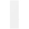 vidaXL Bókaskápur Hvítur 98x30x98 cm Samsettur Viður