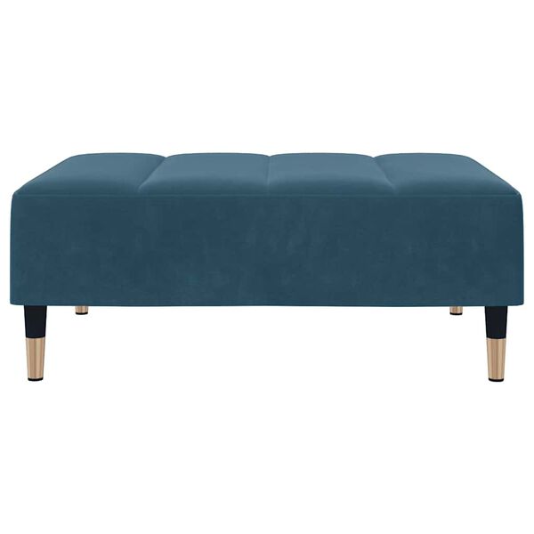 vidaXL F&oacute;taskemill Bl&aacute;r 77x55x31 cm Flauel