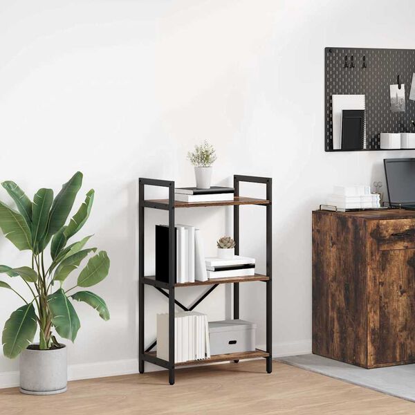 vidaXL Hilla Rau&eth;-eik 56 x 34 x 96 cm Samsettur vi&eth;ur