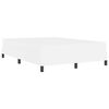 vidaXL Ramsv&iacute;k me&eth; d&yacute;nu Hreint Hv&iacute;tt 160 x 200 cm d&uacute;kur