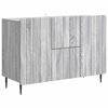 vidaXL Vi&eth;beinteyfla Gr&aacute;r Sonoma eikarlitur 89 x 34,5 x 62 cm