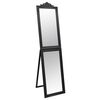vidaXL Fr&iacute;standandi Spegill Svartur 45x180 cm