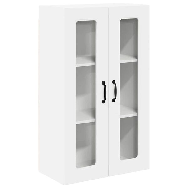 vidaXL Eldh&uacute;s sk&aacute;pur Kalmar Hv&iacute;tt 60 x 31 x 100 cm Samsettur vi&eth;ur