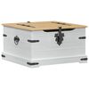 vidaXL storage box me&eth; hillu Hv&iacute;tt 78 x 78 x 45 cm Solid furuhikk