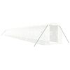 vidaXL Gr&oacute;&eth;urh&uacute;s me&eth; St&aacute;lgrind Hv&iacute;tt 44 m&sup2; 22x2x2 m
