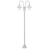 vidaXL Gar&eth;lj&oacute;sastaur E27 220 cm &Aacute;l Tveggja Lampa Hv&iacute;tur