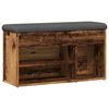 vidaXL Sk&oacute;bekkur Gamli Vi&eth;ar 82x32x45,5 cm Samsettur Vi&eth;ur