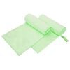 vidaXL &Iacute;&thorn;r&oacute;ttahandkl&aelig;&eth;i 2 pcs Gr&aelig;nn 200 x 100 cm P&oacute;l&yacute;ester og p&oacute;l&yacute;am&iacute;&eth;