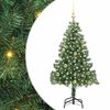 vidaXL J&oacute;latr&eacute; me&eth; 150 LED me&eth; standi Gr&aelig;nn 150 cm PVC