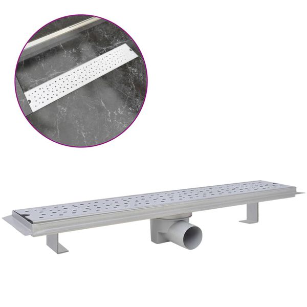 vidaXL L&iacute;nulegt Sturtufr&aacute;rennsli S&aacute;puk&uacute;lur 630 x 140 mm Ry&eth;fr&iacute;tt St&aacute;l