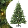 vidaXL Gervi j&oacute;latr&eacute; me&eth; 150 LED me&eth; standi Gr&aelig;nn 150 cm PE og PVC