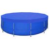 vidaXL Sundlaugaryfirbrei&eth;sla Kringl&oacute;tt 460 cm 90 g/m&sup2;