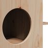 vidaXL Cat House 51x35x30 cm Solid Wood Furu