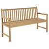 vidaXL Gar&eth;bekkur 150 cm tekk