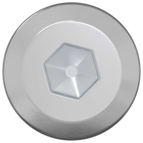 vidaXL Tr&eacute;stungur 12 pcs Silfur M6 x 70 mm St&aacute;l