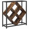 vidaXL V&iacute;nrakki Rau&eth;-eik 51 x 18 x 52,5 cm Samsettur vi&eth;ur
