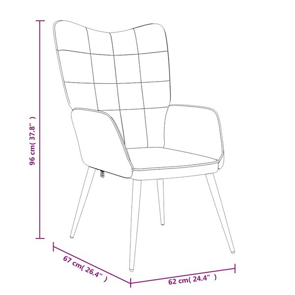 vidaXL H&aelig;gindast&oacute;ll Br&uacute;nt Tau&aacute;kl&aelig;&eth;i