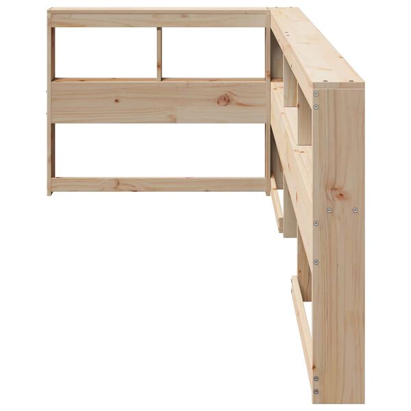 vidaXL B&oacute;kask&aacute;pur H&ouml;fu&eth;gafl L-oblike 90 cm Gegnheil Fura