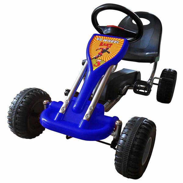 vidaXL Pedal Go Kart Bláu