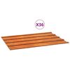 vidaXL &THORN;akpl&ouml;tur 36 stk Ry&eth;ga&eth; 60x44 cm Corten St&aacute;l