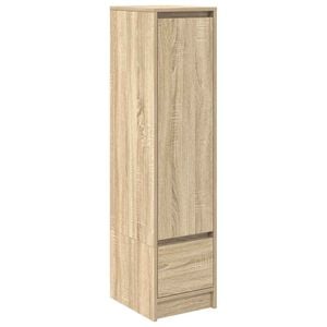 vidaXL H&aacute;r Sk&aacute;pur Sonoma Eik 29,5x34x119,5 cm Samsettur Vi&eth;ur