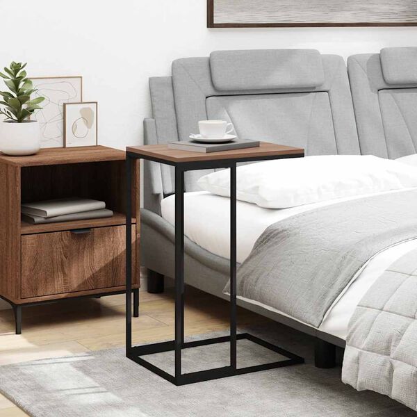 802120 vidaXL Hli&eth;arbor&eth; Svart 40x30x59 cm Samsettur Vi&eth;ur