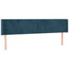 vidaXL H&ouml;f&eth;agafl me&eth; Eyrum 203x16x78/88 cm D&ouml;kkbl&aacute;tt Flauel