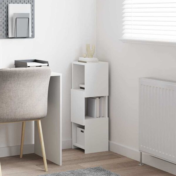 vidaXL Hornsk&aacute;pur 25,5x25x80cm Samsettur vi&eth;ur