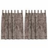 vidaXL Flauels skaut 2 pcs Cappuccino 140 x 140 cm Flauel