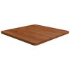 vidaXL Ferhyrnd Bor&eth;plata D&ouml;kkbr&uacute;n 60x60x2,5cm Me&eth;h&ouml;ndlu&eth; Gegnheil Eik