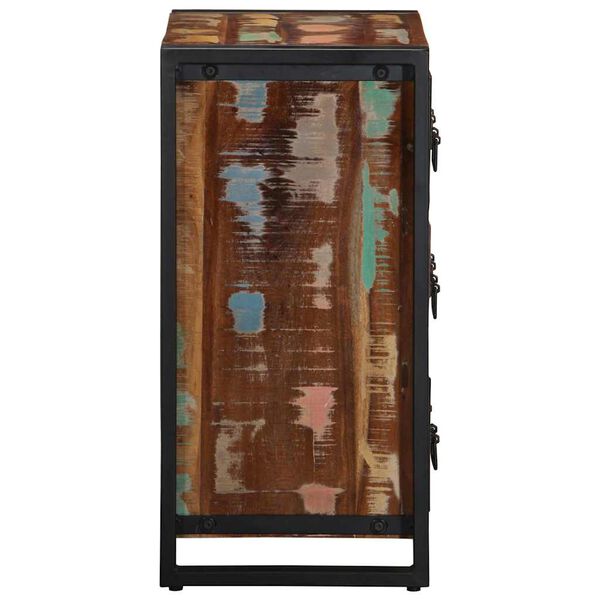 vidaXL skenkur 50x35x70 cm Solid Wood Endurunnið