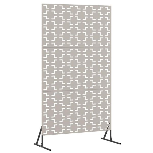 vidaXL Einkageymslur Gr&aacute;r 100 x 50 x 180 cm Ve&eth;ra&eth; st&aacute;l