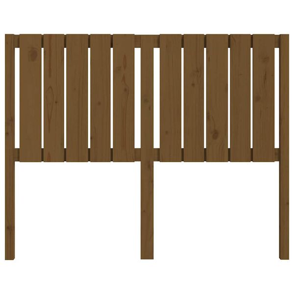 vidaXL H&ouml;f&eth;agafl fyrir R&uacute;m Lj&oacute;sbr&uacute;nn 125,5x4x100 cm Gegnheil Fura