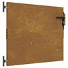 vidaXL Gar&eth;hli&eth; 85x100 cm &uacute;r corten st&aacute;li, tr&eacute;h&ouml;nnun