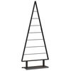 vidaXL Metal j&oacute;latr&eacute; me&eth; standi Svartur 125,5 cm St&aacute;l