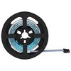 vidaXL LED strimill 2 pcs Svartur og gegnheill 750 mm Kopar og plast