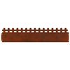 vidaXL Grasskantur 20 pcs Rusty 103 x 0,05 x 22 cm Ve&eth;ra&eth; st&aacute;l