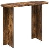 vidaXL Veggbor&eth; Reyktur eikarlitur 100 x 39,5 x 75 cm Samsettur vi&eth;ur