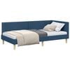 vidaXL Hornr&uacute;m ramma me&eth; h&ouml;fu&eth;gafl Bl&aacute;r 80 cm x 200 cm B&oacute;mull og tr&eacute;